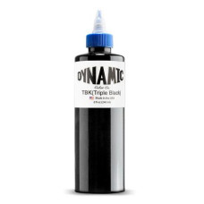 Тату фарба Dynamic Triple Black (TBK) 240мл USA 16-3527 Тату фарба Dynamic Triple Black (TBK) 240мл USA 16-3527