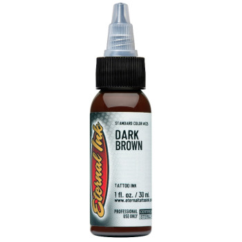 Тату фарба Eternal Dark Brown 30мл USA 16-0844