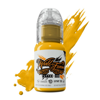 Тату фарба World Famous California Gold 15мл USA 16-3838