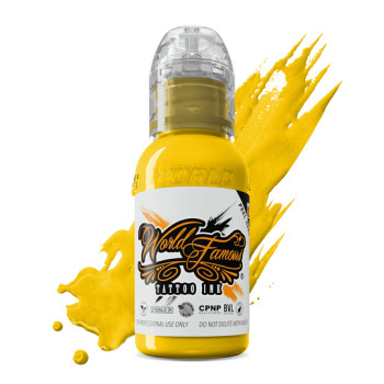 Тату фарба World Famous Great Wall Yellow 30мл USA 16-3272