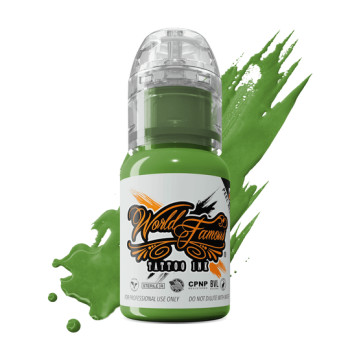 Тату фарба World Famous Iceland Green 15мл USA 16-3304