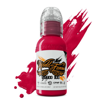 Тату фарба World Famous Rose Red 30мл USA 16-3264