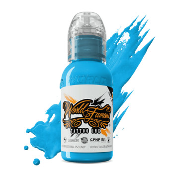 Тату фарба World Famous Rainbow Blue 30мл USA 16-3245