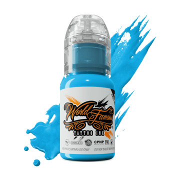 Тату фарба World Famous Rainbow Blue 15мл USA 16-2259