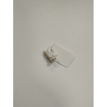 Пластиковий притискний білий болт (гвинт) 16-1214