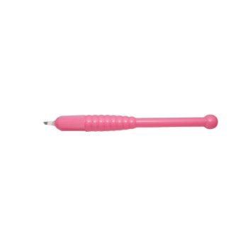 Ручка (маніпула) для ручної техніки (мікроблейдинг) PMU пластикова рожева стерильна CHN 15-0482