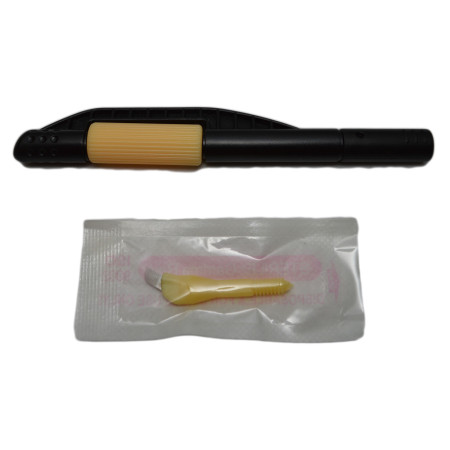 Ручка (маніпула) для ручної техніки (мікроблейдинг) PMU пластикова чорна CHN 15-0418