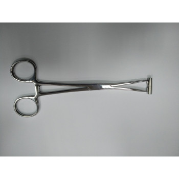 Затискач (інструмент) для пірсингу Piercing сталевий для септуму з двома рівними трубками однакової довжини 165x18x3.5 CHN (P) 10-9702