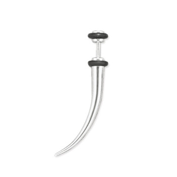 Обманка-розширювач Piercing медична сталь у вигляді рогу 1,2х4,5х4 BHU02 10-0358