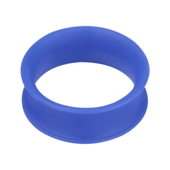 Тунель-трубка Piercing силіконовий змінює колір в залежності від температури синій 10мм USTN08 10-7510